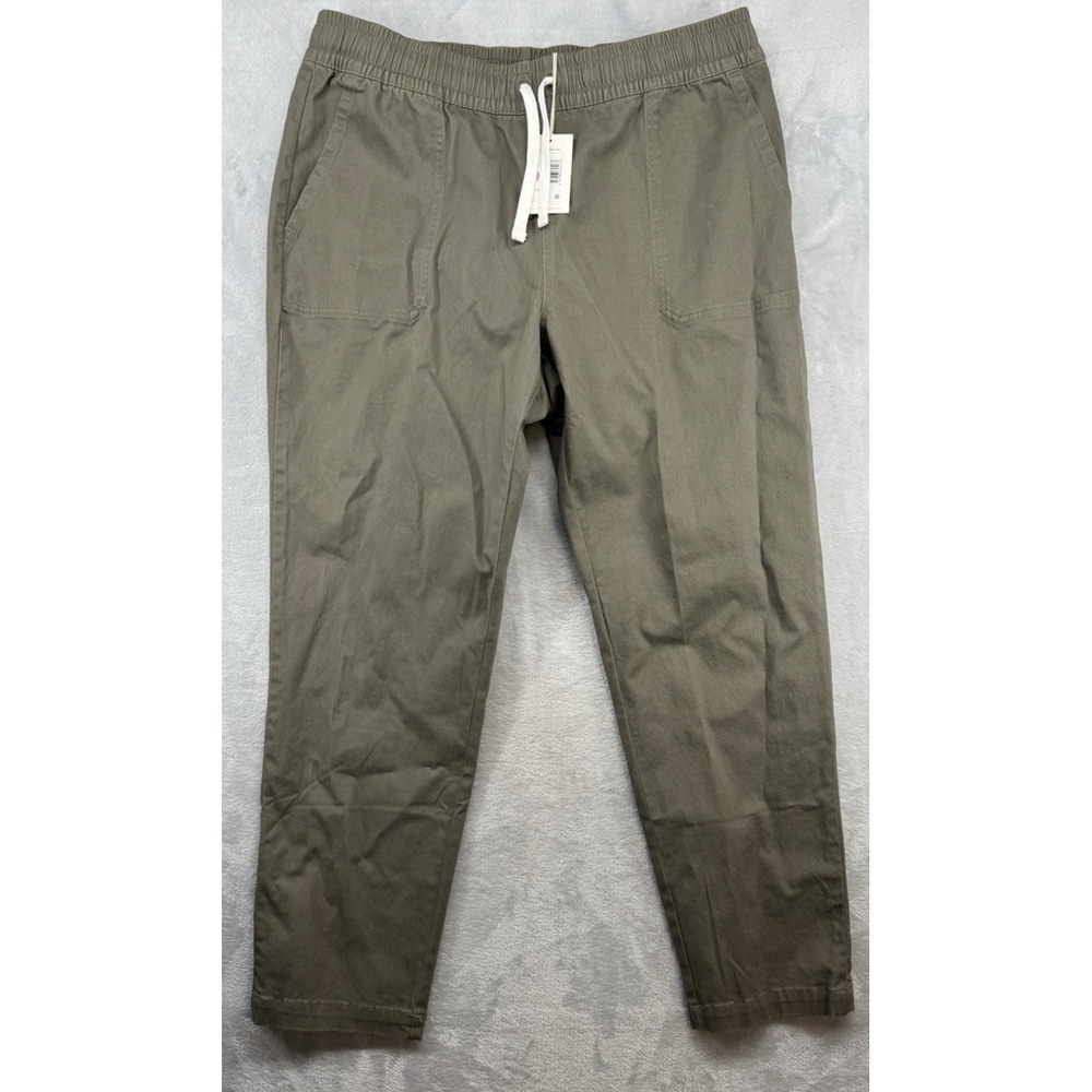 Free Fly Pacifica Twill Casual Pants Smokey Olive Green 29" Women's Size XL NWT